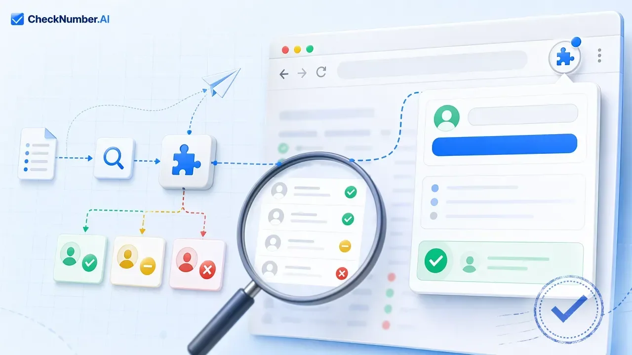 How to Check WhatsApp Numbers Using Chrome Extension "WA Number Checker"
