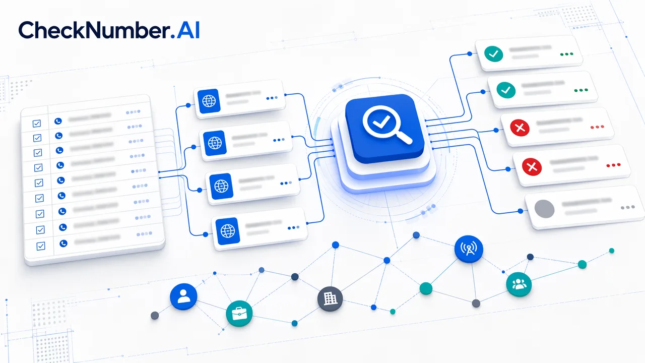 How to Use the CheckNumber.AI LinkedIn Number Checker for Bulk Registration-Signal Workflows